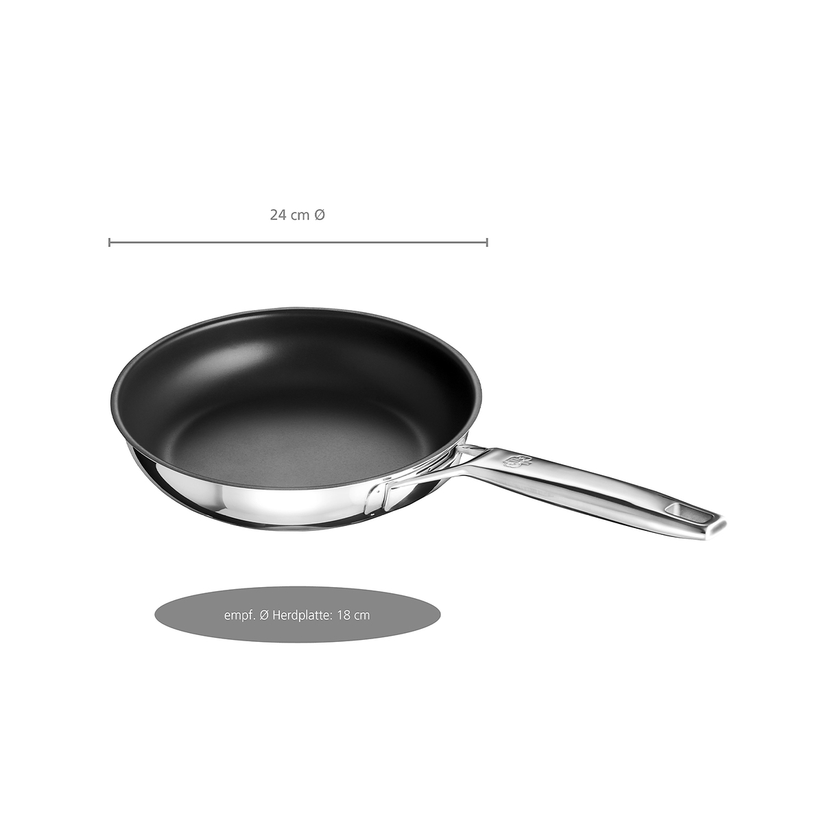 Bratpfanne Astral mit UniverSUS-Oberflächenstruktur, 24 cm