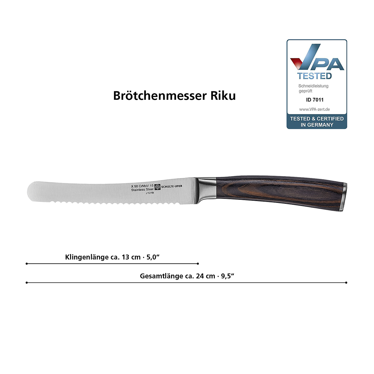 Brötchenmesser Riku
