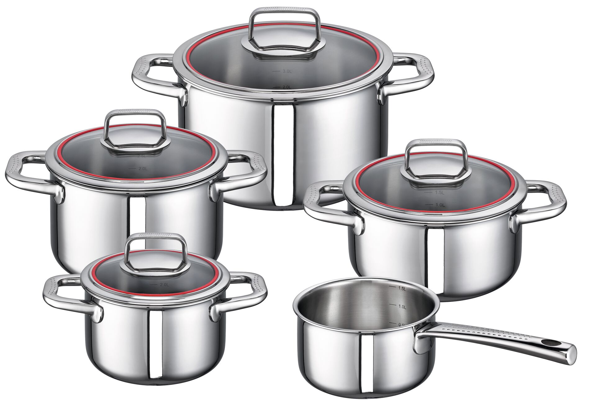 5-teilige Topfsets in bester Qualität kaufen